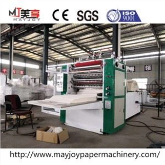 Machine de pliage de papier de soie facial